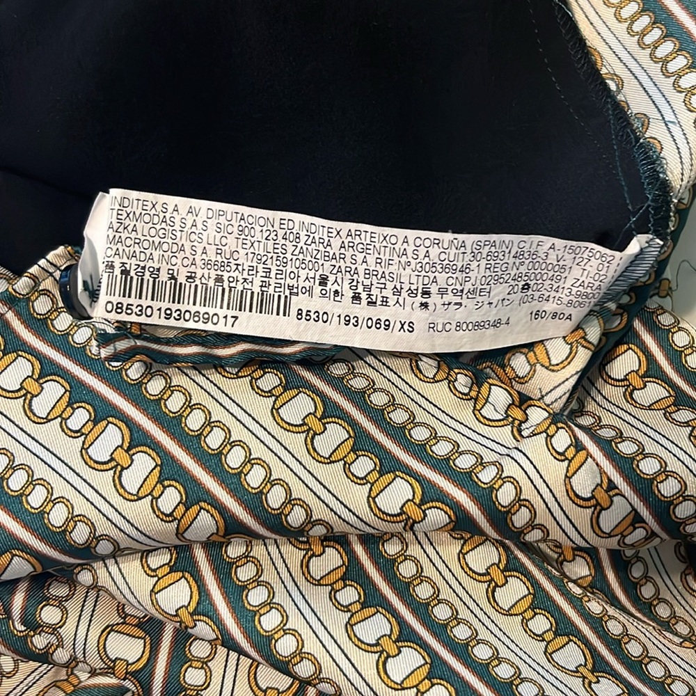 Zara Multi Graphic & Color Block 2-Tone Oversized… - image 7